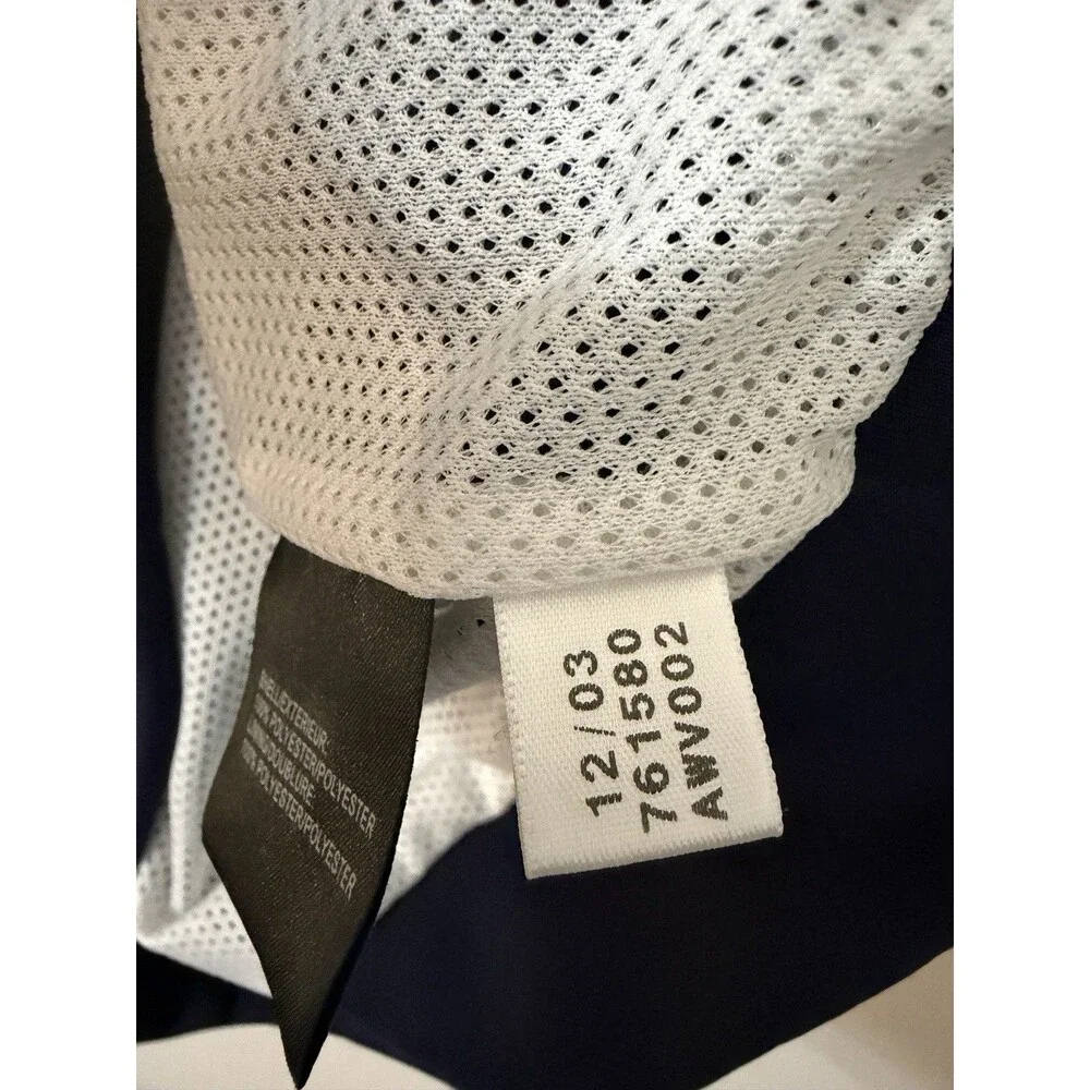 Y2K Adidas Men’s Navy 1/4 Zip ClimaShell XL Golf Vest- Wind Proof- 761580 AWV002